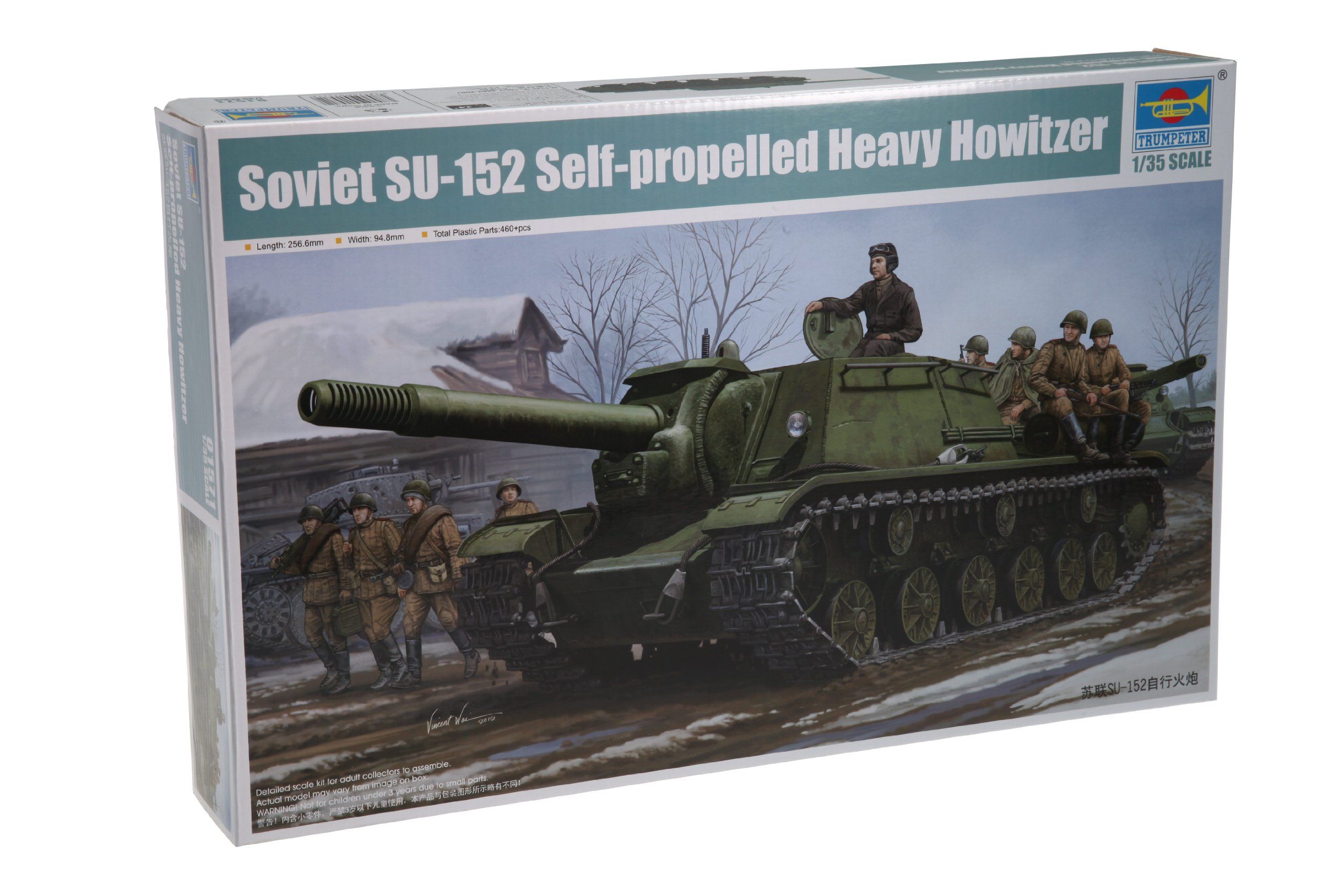 Trumpeter Soviet SU-152 Self-Propelled Heavy Howitzer - 9580208015712