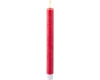 Lumineo LED dinerkaarsen Rood X 2 - Flikkerende LED Kaarsen - Timer