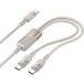Hoco U139 Câble de données et de charge USB-C 2-en-1, 100W, 1,2m, Or