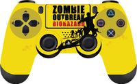 Sega GamersGear Zombie Outbreak Controller Skin for Sega Gamegear - Yellow