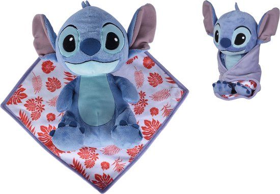 Disney Lilo & Stitch Stitch Knuffel - 25 cm - Blauw
