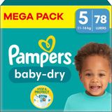 Pampers Baby Dry Maat 5 Mega Pack 78 stuks
