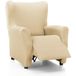 ECOMMERC3 Elastische en extra zachte hoes voor relaxstoel, kleur: beige, verstelbaar, 100% Made in Spain
