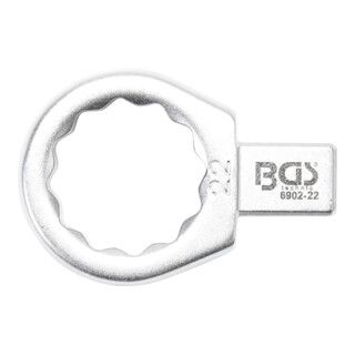 BGS Insteek-ringsleutel - 22 mm - 9 x 12 mm - 1 stuk