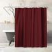 Americanflat 180x200 Douchegordijn - Waterbestendig Lang Douchegordijn met Duurzame Metalen Ringen en 12 Haken - 100% Polyester - Bourgondië Badkamer Gordijnen