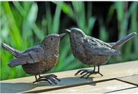 Boltze Home Beeldje vogel Spatz H6cm polyresin