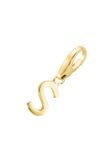 Giorgio Martello Milano Giorgio Martello Gouden (verguld) bedel | Letter S | 925 Zilver