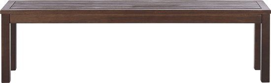 Beliani TUSCANIA Tuinbank - 3 Zits - Donkere Houtkleur - Eucalyptushout