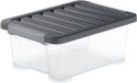 Rotho CORE Plus opbergbox - set van 4 - stapelbaar - 11 ltr