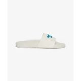 Superdry Company Logo High Build Sliders Normale Pasvorm Heren Slippers Briljant Wit/Middenblauw