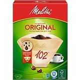 Melitta ORIGINAL 102 Koffiefilters Bruin 125 mm Pak van 80