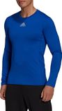 adidas - Techfit Warm Long Sleeve Top - Blauw - XXL