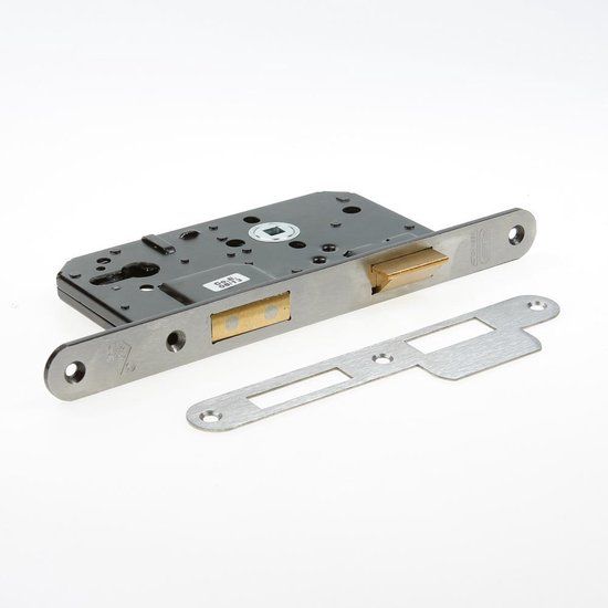 Nemef Veiligheidsslot 4219/27-60mm RVS - DIN Links - PC72