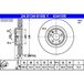 ATE Disque de frein 24.0134-0109.1 Porsche 95b 615 301