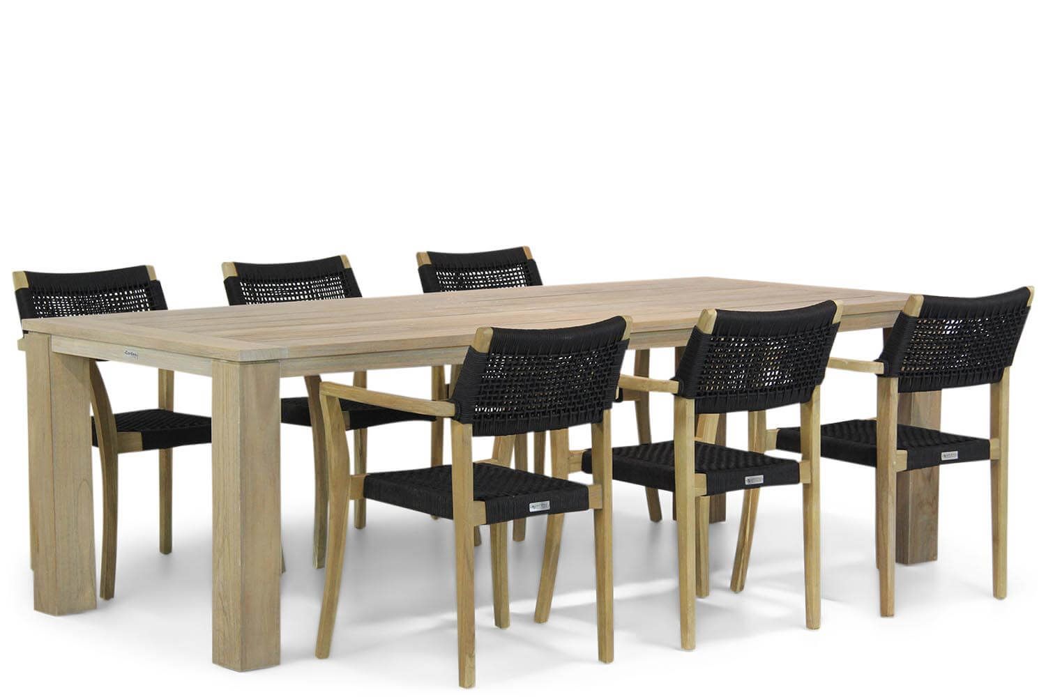 Lifestyle Garden Furniture Dallas/Brighton 240 cm dining tuinset 7-delig