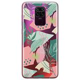ERT GROUP mobiel telefoonhoesje voor Xiaomi REDMI NOTE 9 origineel en officieel erkend Babaco patroon Plants 010 optimaal aangepast aan de vorm van de mobiele telefoon, gedeeltelijk bedrukt