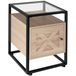 Tectake - Nachtkastje Kidderminster 40x43x60,5cm - Industrieel Lichtbruin - 404687