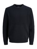 JACK&JONES JJCARL KNIT CREW NECK Heren Gebreide trui Lange mouw Acryl/Katoen Blauw M