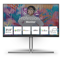 AOC U32U3CV 31.5" 4K UHD Monitor - Nano IPS, HDR 400, USB-C, HDMI, DisplayPort
