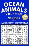 Ocean Animals: Large Print Easy Puzzles for Seniors