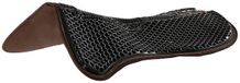 Acavallo Gel Ns Hexagonal Microfleece Halve Pad Zwart
