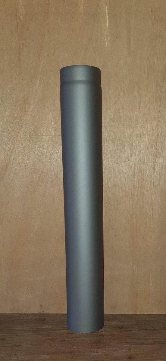 De Hoeken Kachelpijp 2mm ?150mm Lengte 1000mm Antraciet