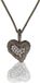 Orphelia Zilveren Ketting met Hanger Hartje Zirkonia Wit 42 cm