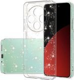 Techsuit Sparkle Skin Glitter Silicone Back Cover Transparant voor Xiaomi Redmi 14C / Xiaomi Poco C75