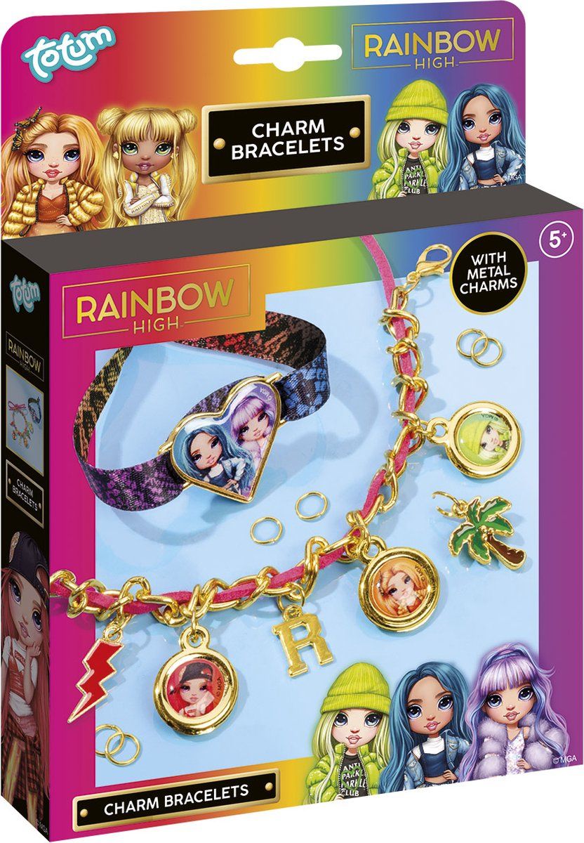 Totum - Rainbow High bedel armbandjes maken - sieraden - 8714274620414