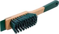 BGS DIY 50920 Grasmaaierborstel, met schraper, houten steel 300 mm