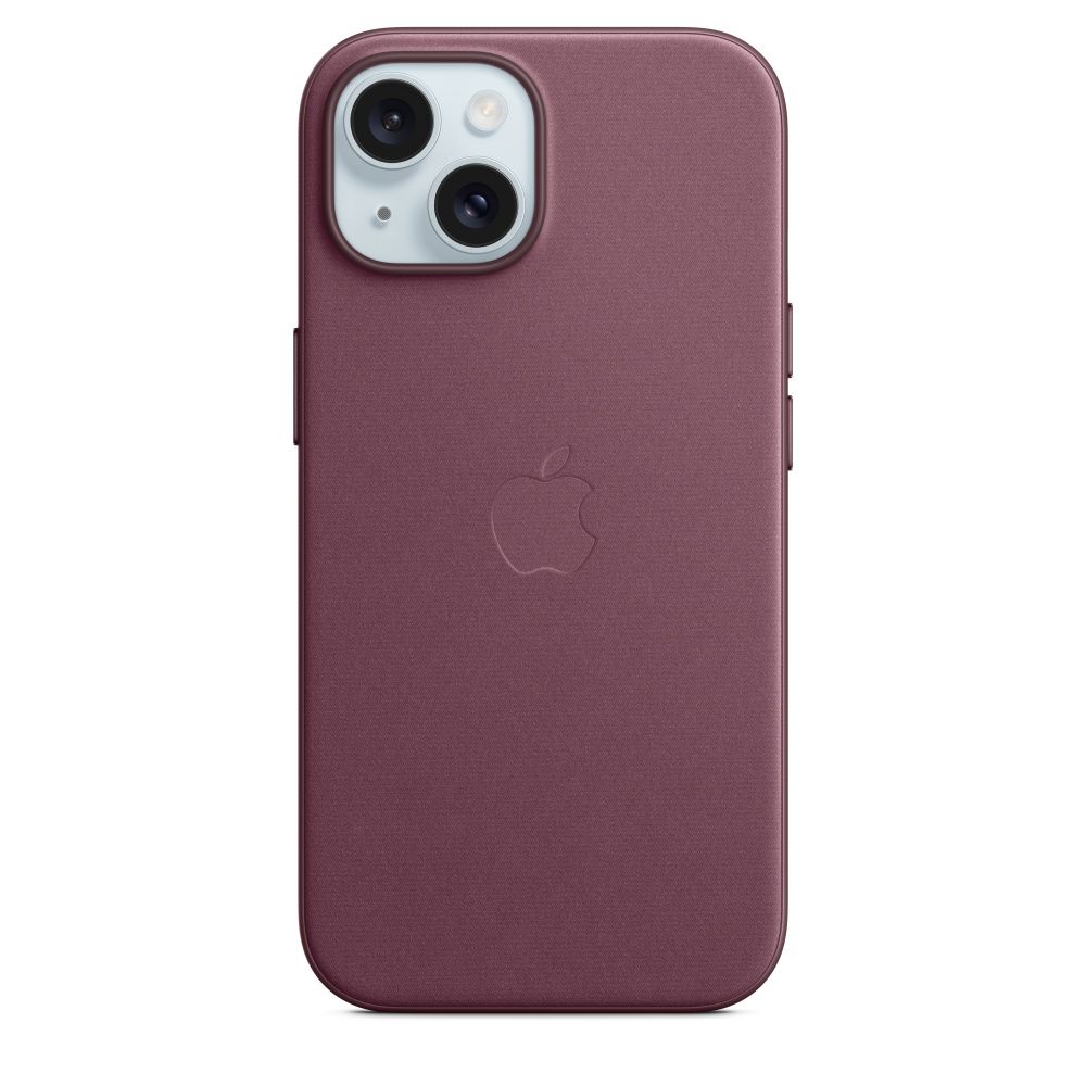 Apple iPhone 15 FineWoven Case with MagSafe - Berry