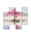 Homemania Muurfoto, motief: Eilanden, 4, natuur en landschappen per woonkamer, meerkleurig, 76 x 0,3 x 50 cm, HM204PMDF242, MDF