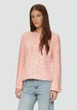 s.Oliver Strickpullover Dierenprint Lange mouw Ronde hals Regular Fit Vrouwen Mango Polyester