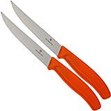 Victorinox SwissClassic pizza-/steakmes oranje set van 2 - 6.7936.12L9B