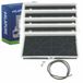 Alapure 5x filtre à charbon pour Neff 00461422 / 461422 / Z5155X0