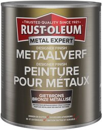 Rust-Oleum Metal Expert Designer Finish Metaal Verf Gietbrons 750ml