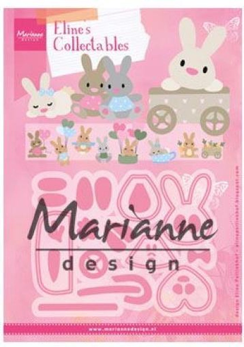 Marianne Design Collectables - snij- embosstencil - Eline's Baby Bunny