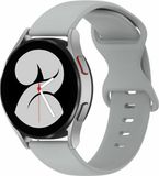 By Qubix - Smartwatch bandje voor Garmin Venu / Sq / Sq2 / 2 plus - Siliconen - Grijs - 20mm