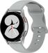 By Qubix - Smartwatch bandje voor Garmin Venu / Sq / Sq2 / 2 plus - Siliconen - Grijs - 20mm