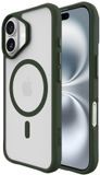 Buddi Hybrid - Hoesje Geschikt voor Apple iPhone 17 - Compatibel met MagSafe - Back Cover met Magneet - Magnetische Beschermhoes - Matte Groen