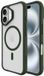 Buddi Hybrid - Hoesje Geschikt voor Apple iPhone 17 - Compatibel met MagSafe - Back Cover met Magneet - Magnetische Beschermhoes - Matte Groen