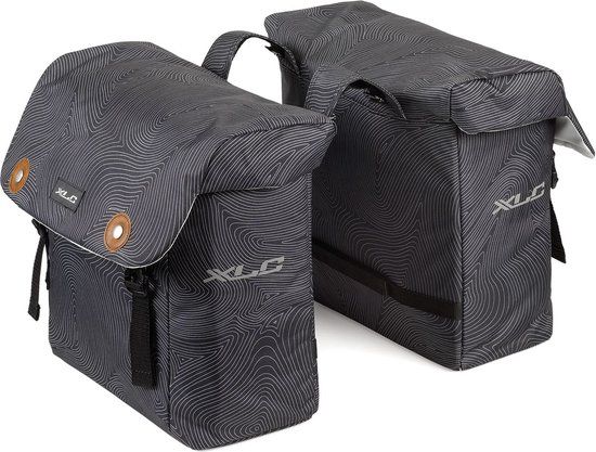XLC Lux BA-S88 Dubbele Fietstas - 32 liter - Antraciet