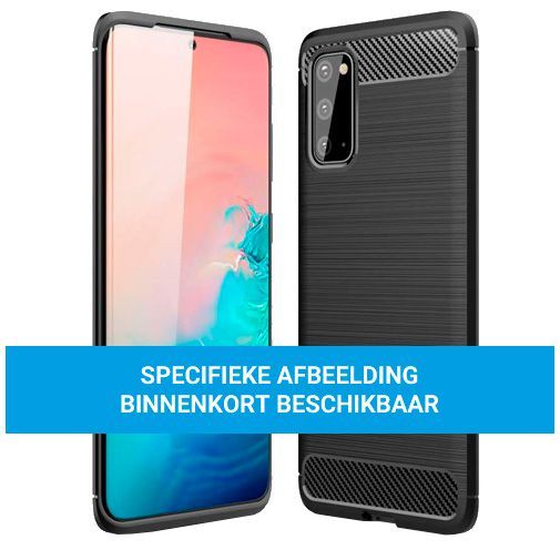 Just in Case Rugged TPU Back Cover Zwart Samsung Galaxy A12