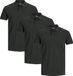 Jack & Jones Heren poloshirt 3 pack Basic zwart