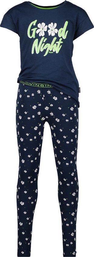 Vingino Wilah Meisjes Pyjamaset - Dark Blue - Maat 98-104