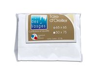 Nuit des Vosges 2094626 Cotoval Kussensloop Effen Kleur Katoen Wit 65 x 65 cm