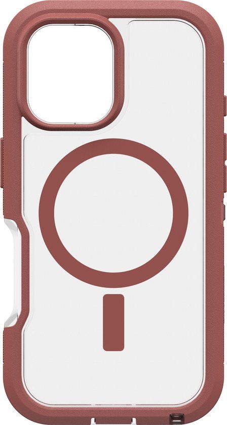OtterBox Defender XT Clear Hoesje voor iPhone 16 - Dust Bowl Brown