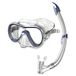 Seac Set Giglio Valve, Snorkelingset met Onderwatermasker en Snorkel met Wateraftapklep voor Volwassenen