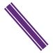 Ambiance Sticker Autokap Stripe, Racing Sticker Body Side Stripe Decal, Dak Rok Bumper Stripe Decal Vinyl, Gemodificeerde Stripe Decal Auto Decor Paars - 1 Stuk 124 cm
