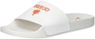 GUESS Claquettes PalmaSlide pour homme, Pure White, 43 EU